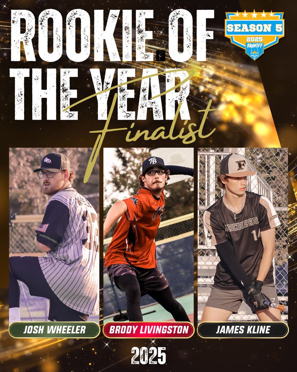MO_Wiff's tweet image. 🏆 2025 Awards Finalist 🏆 

Here is a look of the top 3 in each award category for Season 5! 

Awards show will take place this Sunday after the All-Star Game at @BPVSTL 
Video will come out at a later date!

#mowiff #wiffleball #season5 #awards #top3 #finalist