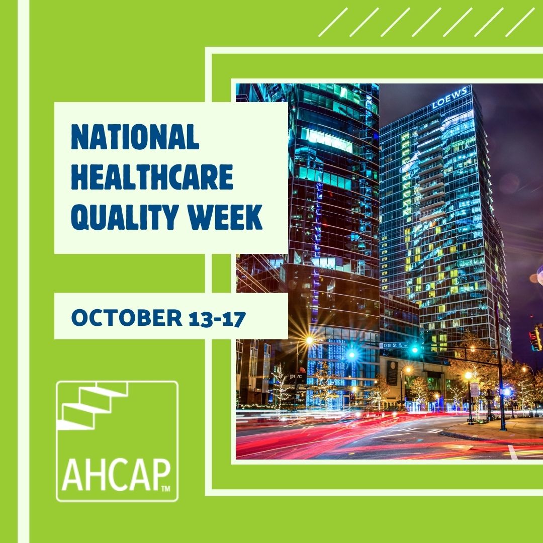 ahcap_org's tweet image. This week, we celebrate the champions of care—those who ensure healthcare is safe, effective, and patient-centered. Thank you to all the professionals dedicated to raising the bar in healthcare quality! 💙 #HealthcareQualityWeek #QualityCareMatters #PatientSafety