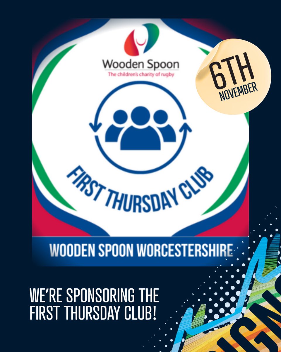 We’re sponsoring the First Thursday Club with Wooden Spoon on Nov 6th!

It’s a brilliant free monthly networking event that brings professionals together, while also showing the incredible impact Wooden Spoon has across Worcestershire.

See you there!

#WorcestershireHour