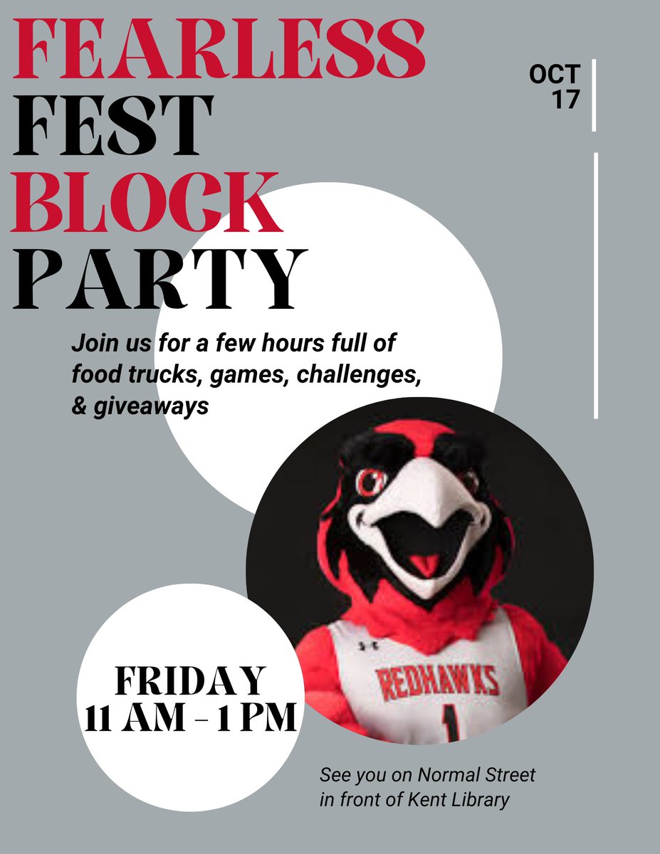 SEMO_EDvolution's tweet photo. Happy Homecoming Week SEMO students &amp; faculty!! Make sure to check out all the amazing events happening on campus this week.

This Friday, October 17, we will have a spot at the Fearless Fest Block Party. Be sure to stop by and check out what we are all about!! https://t.co/ZnmOL96Gl6