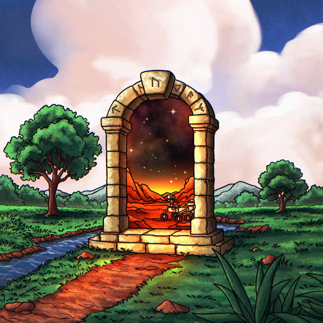 DogelonMars's tweet image. Doorway to Mars.