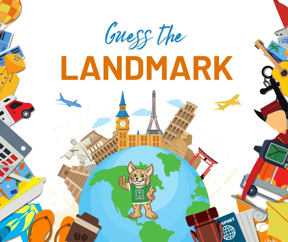 Hey students! Ready to travel the world without leaving the cafeteria?  
This week is National School Lunch Week, and we’re celebrating with a fun challenge:
Guess the Landmark!