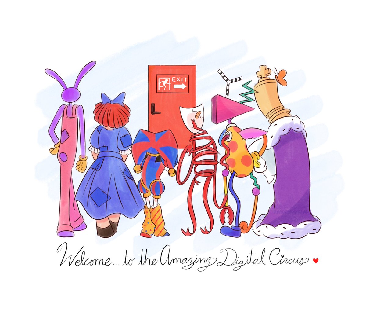 2 years... 🎪♥️ #theamazingdigitalcircus #TADC #tadcfanart #glitchproductions