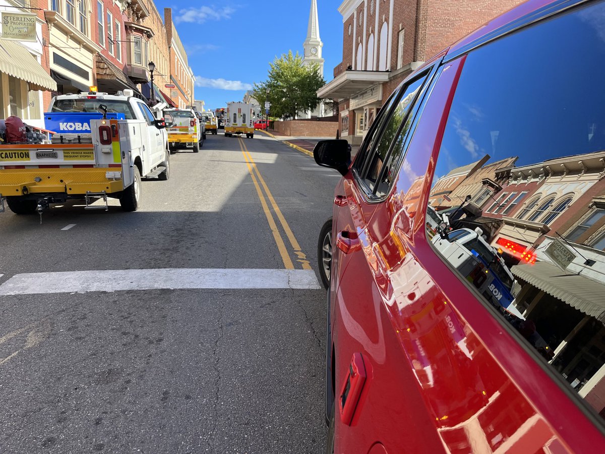Emergency Incident Lexington City #LFD9
Nelson St. closed btwn Main &amp; Jefferson.