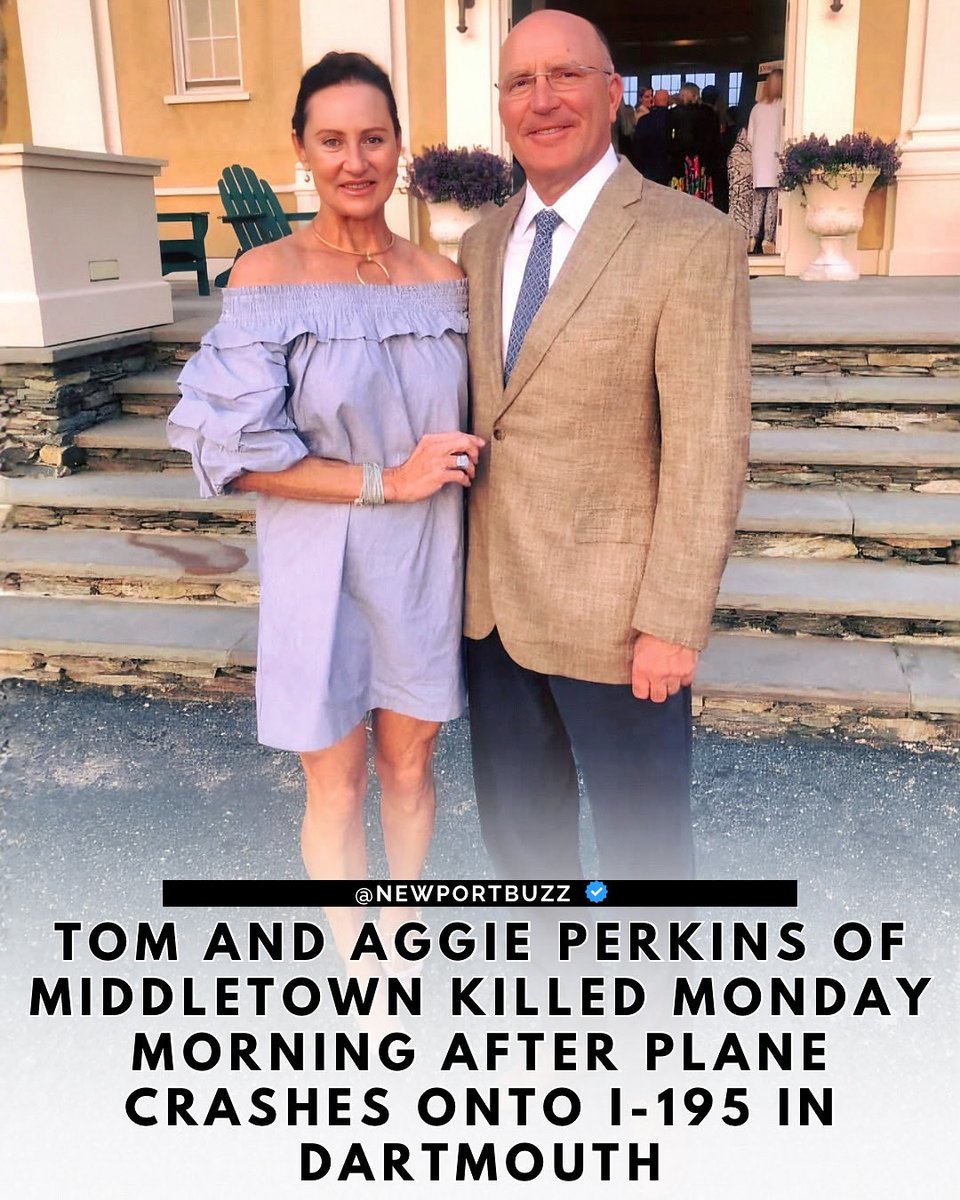 The Aquidneck Island community is mourning the heartbreaking loss of Tom and Aggie Perkins, a beloved couple whose kindness, generosity, and spirit touched countless lives across Aquidneck Island. Tom and Aggie were killed Monday morning when their small plane crashed onto