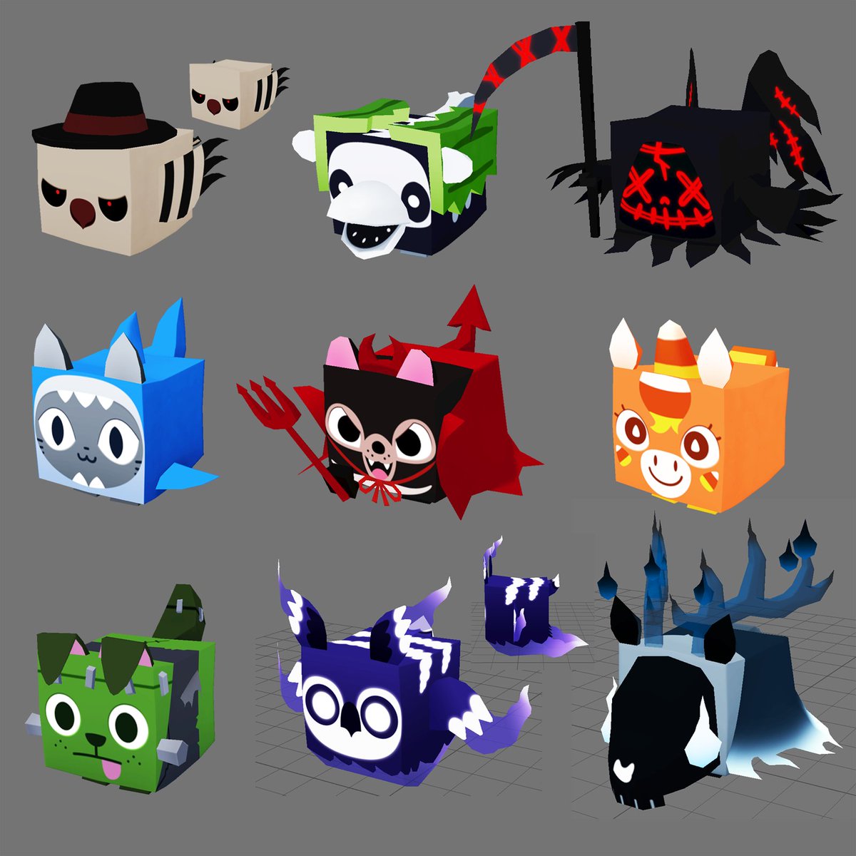 chickenputty's tweet image. ;givepet halloween 😈