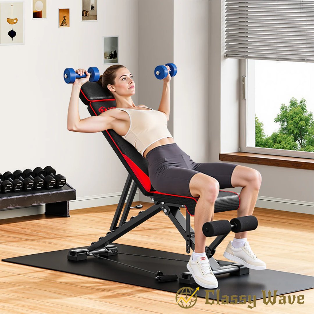 classywavemedia's tweet image. Stronger every day. 💪
Meet the Classy Wave Workout Bench — sturdy, adjustable, and made for serious training. #ClassyWave #WorkoutBench #FitnessLife