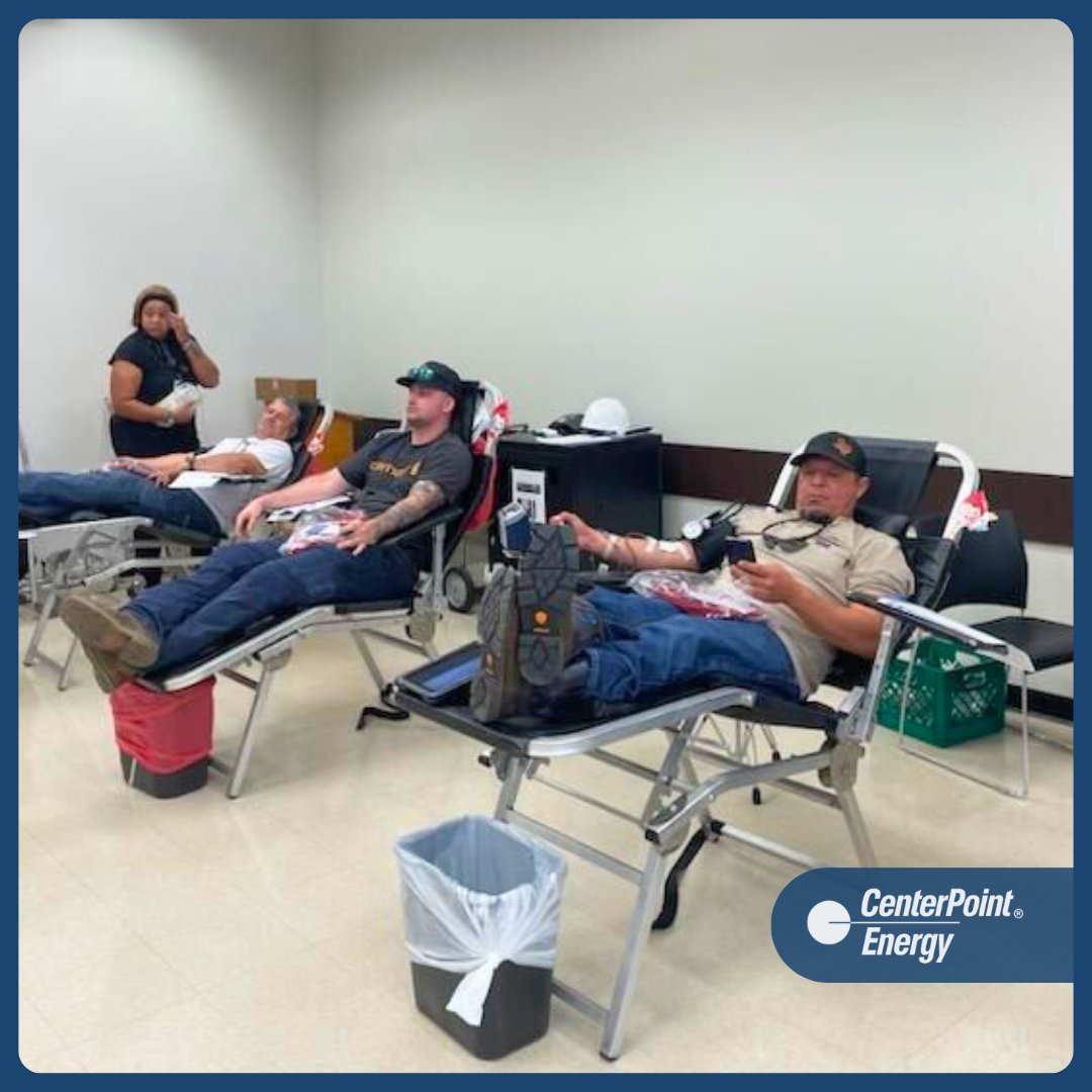 CenterPoint_TX's tweet image. Service doesn&apos;t stop at the lines. 💡❤️Our Bellaire Service Center team stepped up to donate blood benefiting @commitforlife -  making a lifesaving difference.🩸

#CNPCares #CommitForLife #GiveBloodSaveLives