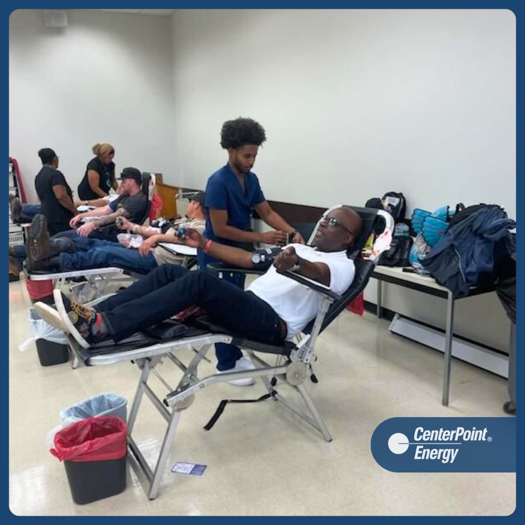 CenterPoint_TX's tweet image. Service doesn&apos;t stop at the lines. 💡❤️Our Bellaire Service Center team stepped up to donate blood benefiting @commitforlife -  making a lifesaving difference.🩸

#CNPCares #CommitForLife #GiveBloodSaveLives