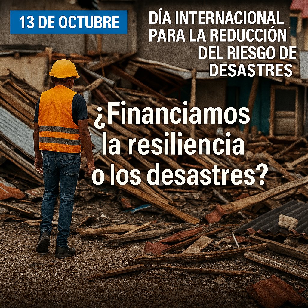 CINUmexico's tweet photo. 🌍 Hoy es el #DíaInternacional para la Reducción del Riesgo de Desastres
💬 ¿Financiamos la resiliencia o los desastres?
📢 ¡Exige presupuestos que protejan vidas!
🔗 https://t.co/6SJEZ01RTy
📲 @UNDRR
#DIRD #DRRDay https://t.co/vOVDNQhUsJ