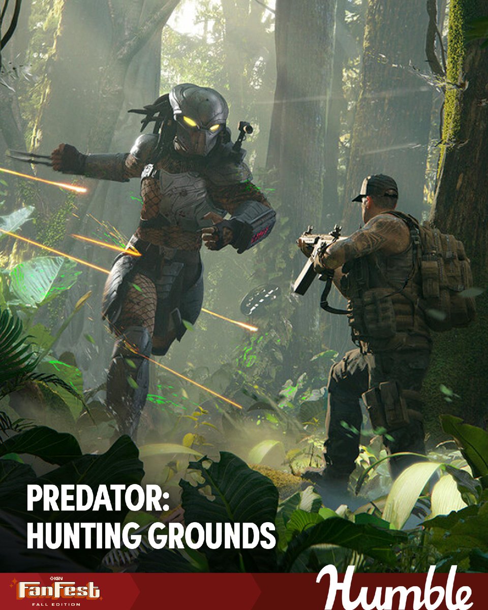 humble's tweet image. Get an early start to #IGNFanFest: Fall Edition! Jump into the celebration with this bundle featuring fun games in beloved franchises like:
- Warhammer 40,000: Rogue Trader
- Predator: Hunting Grounds
- SpongeBob SquarePants: The Cosmic Shake
- and more! Supports @codeforamerica…