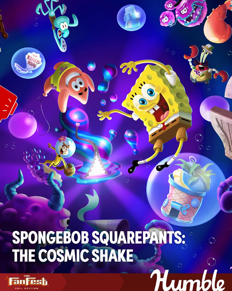 humble's tweet image. Get an early start to #IGNFanFest: Fall Edition! Jump into the celebration with this bundle featuring fun games in beloved franchises like:
- Warhammer 40,000: Rogue Trader
- Predator: Hunting Grounds
- SpongeBob SquarePants: The Cosmic Shake
- and more! Supports @codeforamerica…
