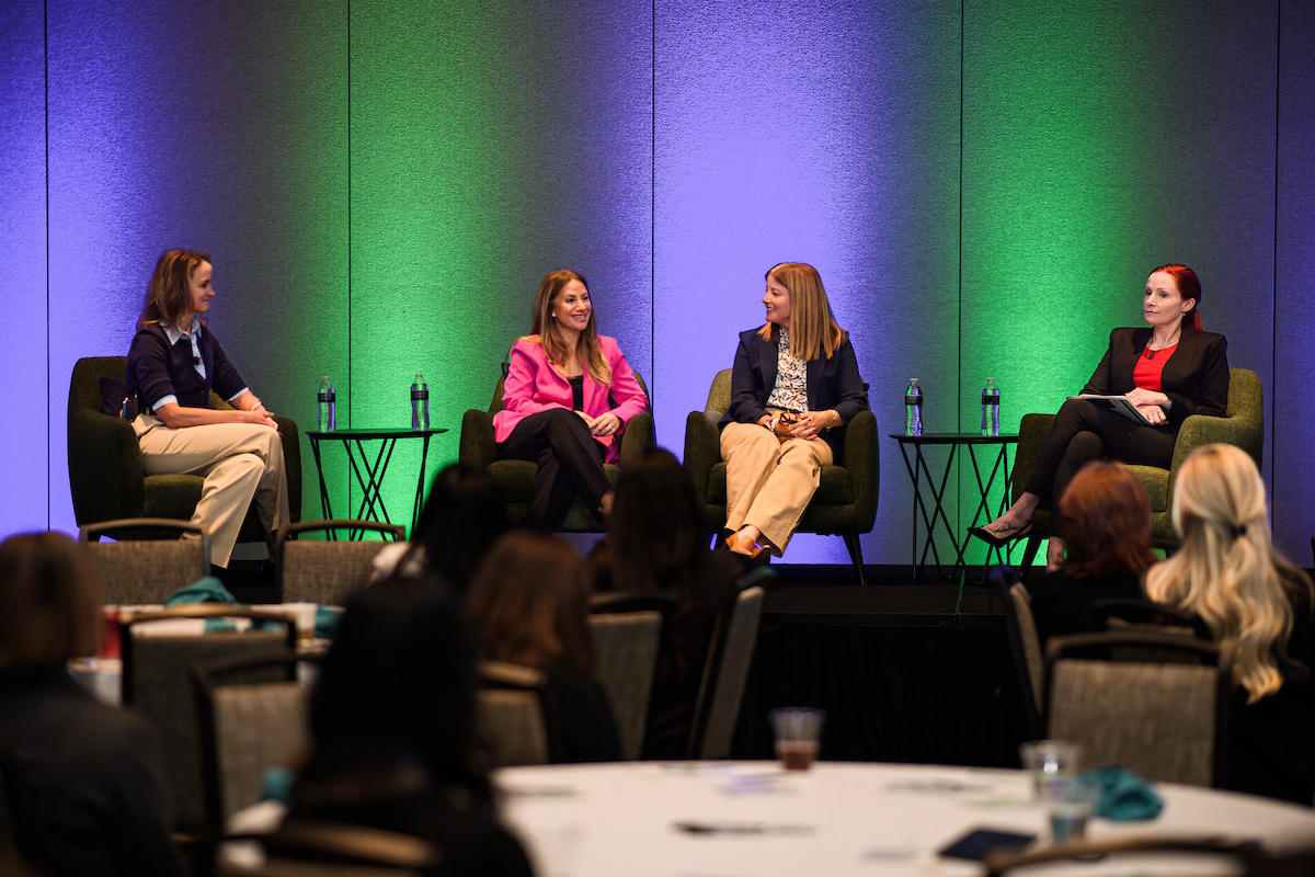 NERC_Official's tweet image. During last week’s #GridSecCon2025 Women’s Networking Lunch, participants connected with likeminded professionals in the #electric industry, discussed how to better support female colleagues, and inspired one another to reach new personal and professional heights.