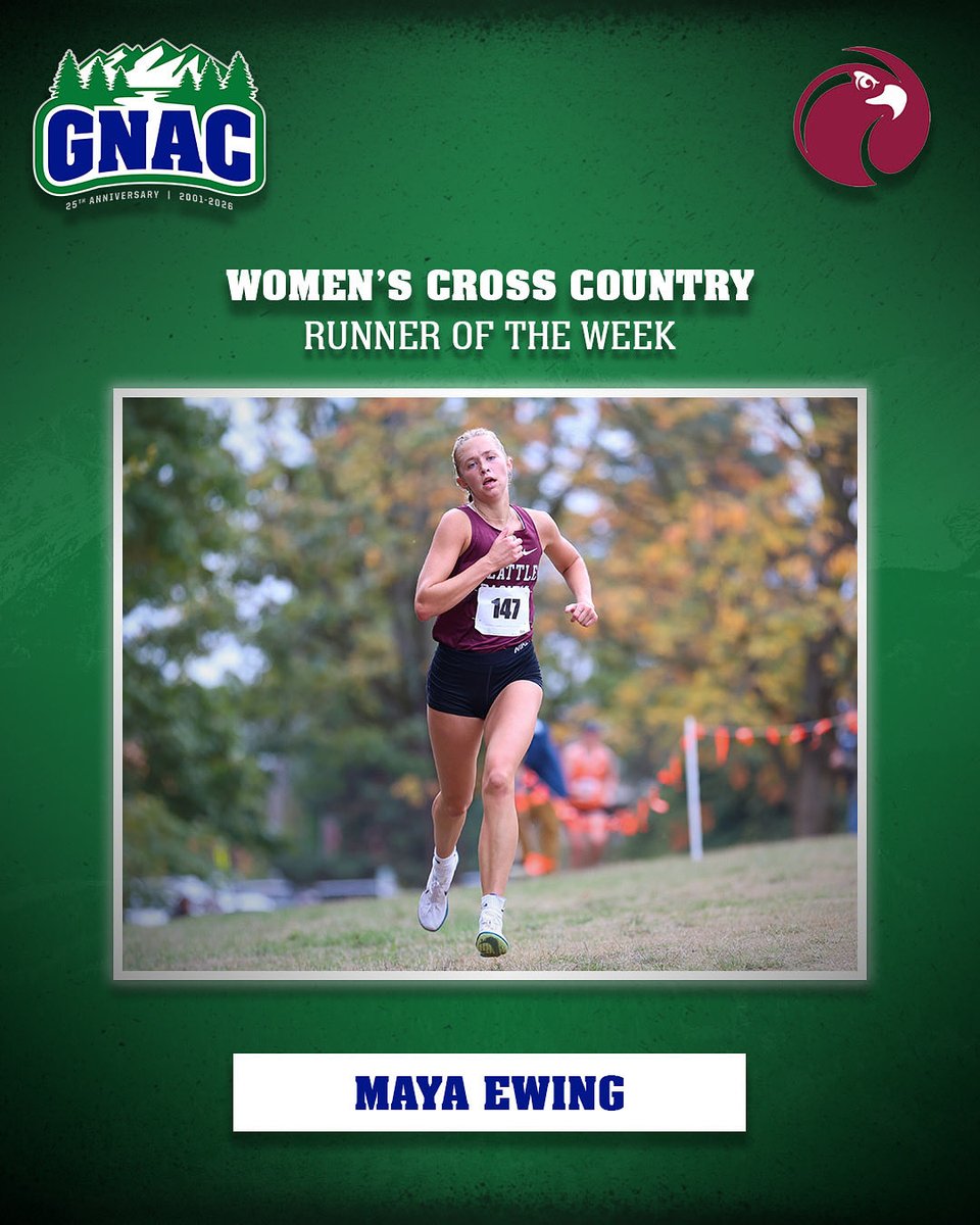 Ewing finished atop the podium for the Falcons in their home meet with a time of 22:31.49.

#gnacsports | #gnacxc