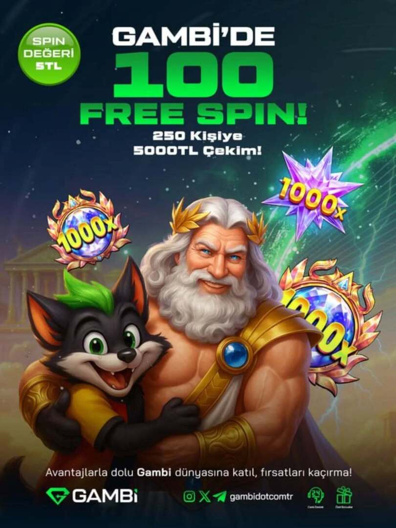 Join the 100 Freespin celebration at Gambi! Enjoy fast withdrawals and a chance to win up to 5,000₺. Use code: GMBGECESUPER100FS. Don’t miss out! #Gambi #GambiCasino #Freespin #Bonus #OnlineCasino  
Güncel giriş: ift.tt/aRMTVHY