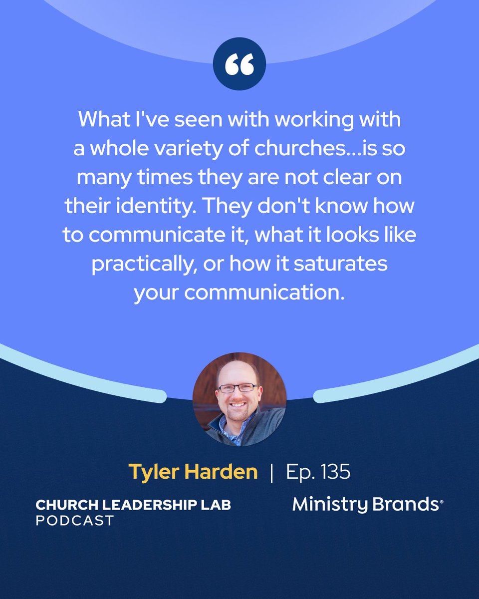 On Episode 135 of the Church Leadership Lab Podcast, we sit down with church growth consultant, Tyler Harden. We unpack practical strategies for clarifying your church’s identity and mission to foster growth and unity. 

👉 bit.ly/4h78i5v