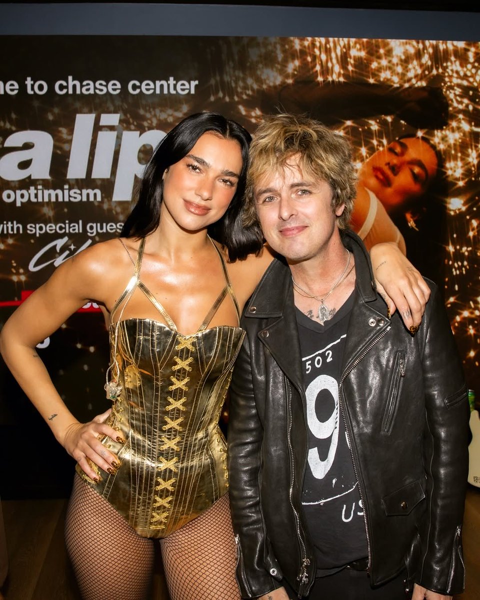 dlipahungary's tweet image. 📸 | @DUALIPA with @billiejoe from @GreenDay via Instagram! #2 (13/10)