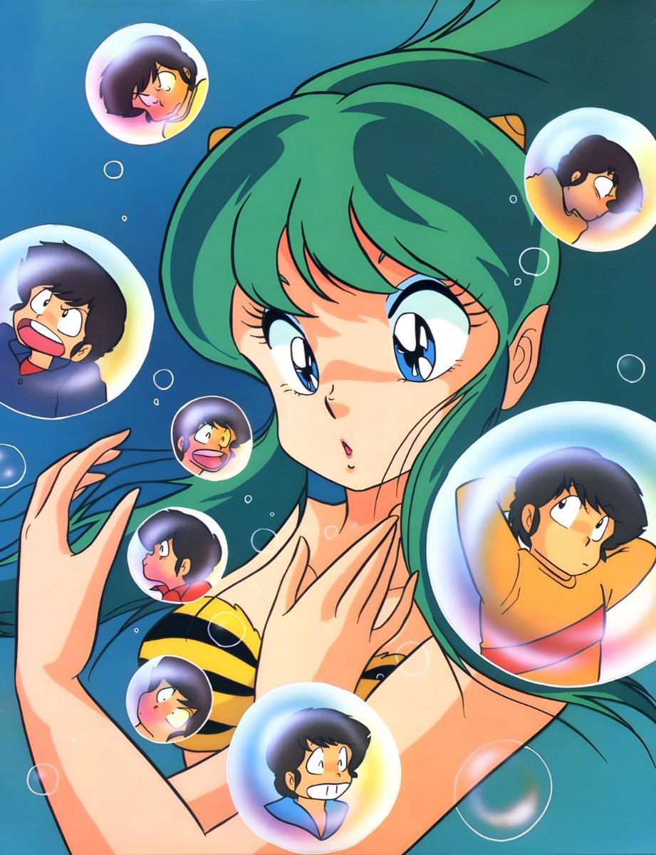 Happy 44th anniversary to the original Urusei Yatsura anime!! this show will always be a masterpiece to me
