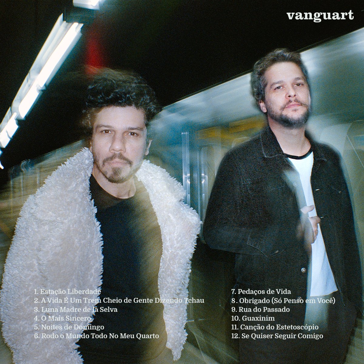 Vanguart's tweet photo. Essas são todas as faixas do Estação Liberdade, nosso novo álbum.

Disponível em todas as plataformas a partir de 17.10. Já fez o pre-save? https://t.co/esddSlvK7F

Foto: Andrei Moyssiadis https://t.co/Bmw2QZIG4v