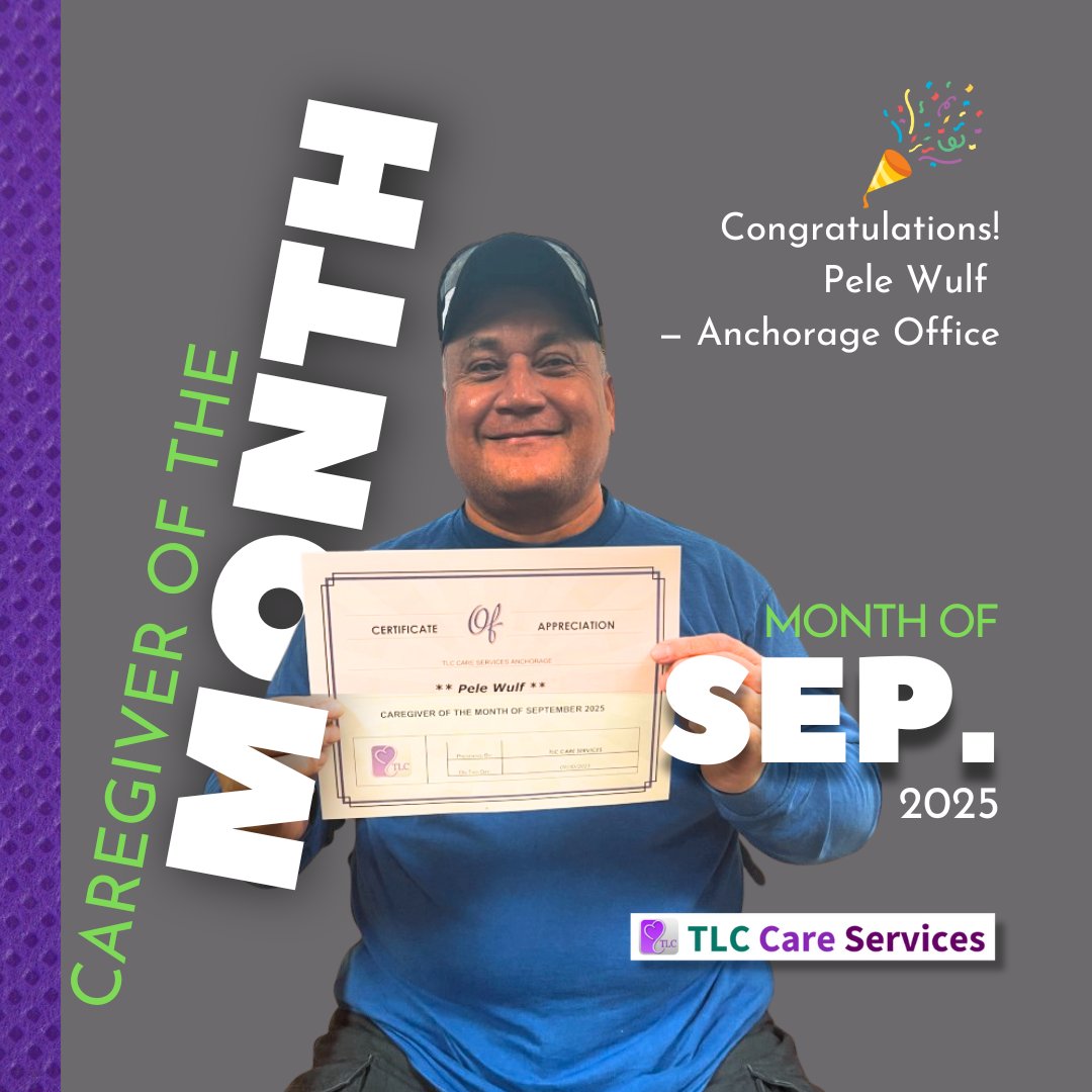OfficeTlc's tweet photo. Post
🌟 Congratulations to our Caregiver of the Month! Your compassion and dedication make every day brighter for those you care for. Thank you for being the heart of TLC Care Services! 📷💙 https://t.co/c4mwvC5IQ0