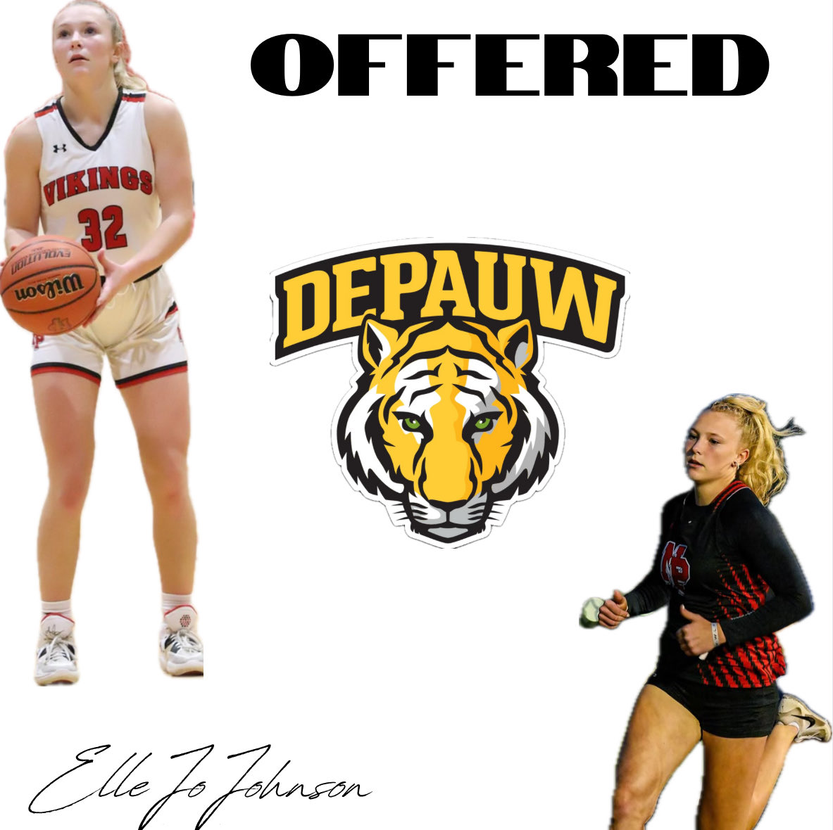 elle_j7's tweet image. After a great visit with Coach Huffman and Coach Slack I am blessed to receive an offer to play basketball and run track at DePauw University! #GodIsGood @LukeZeller40 @DXNCHAMPIONS @DePauw_WBB @DePauwXCTF