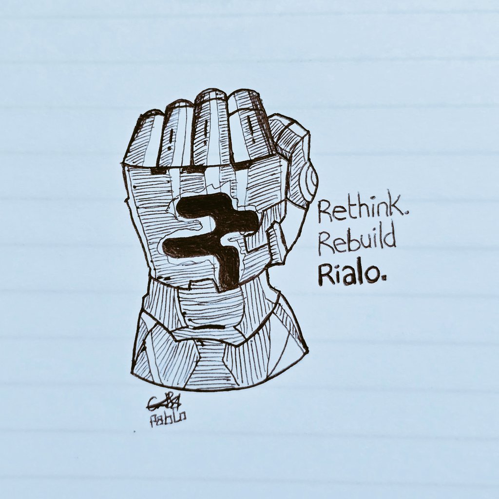 Rialo club task.

I made a drawing of a Rialo gauntlet for the latest Rialo Club task.

Just like a gauntlet strengthens its user while maintaining control, Rialo works similarly for decentralized finance (DeFi) and cross-chain systems. 

It acts as a powerful interface layer