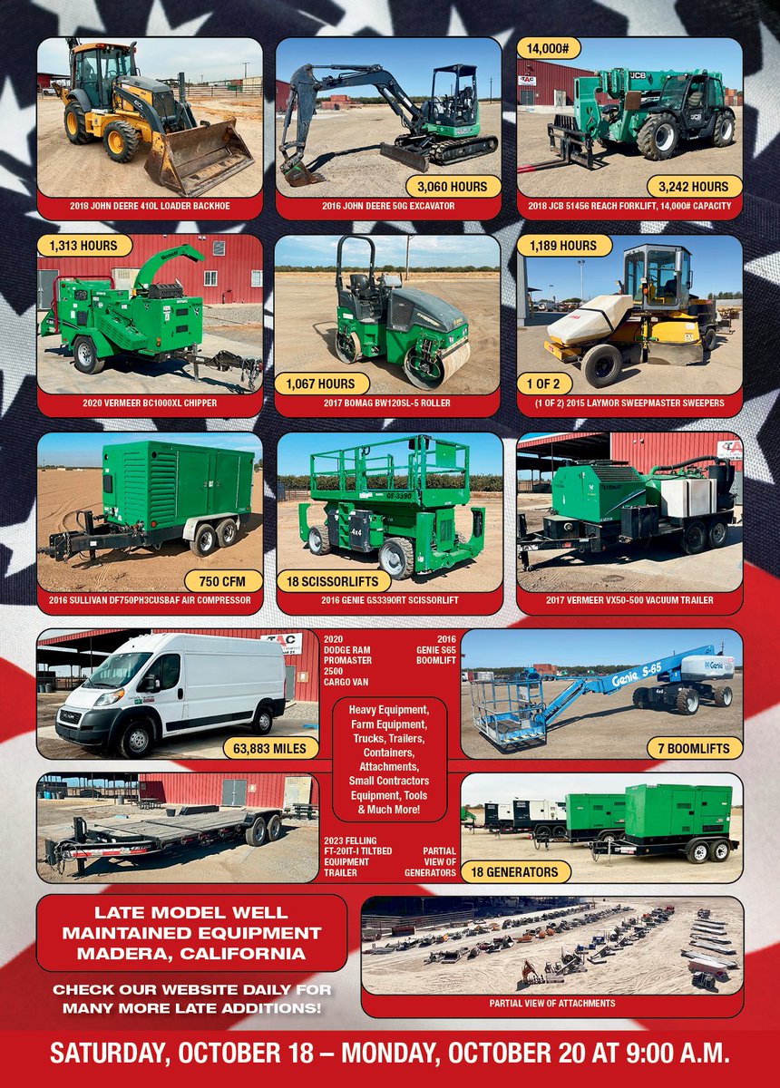 TAC's Madera October 18th Auction Brochure is here!!!!