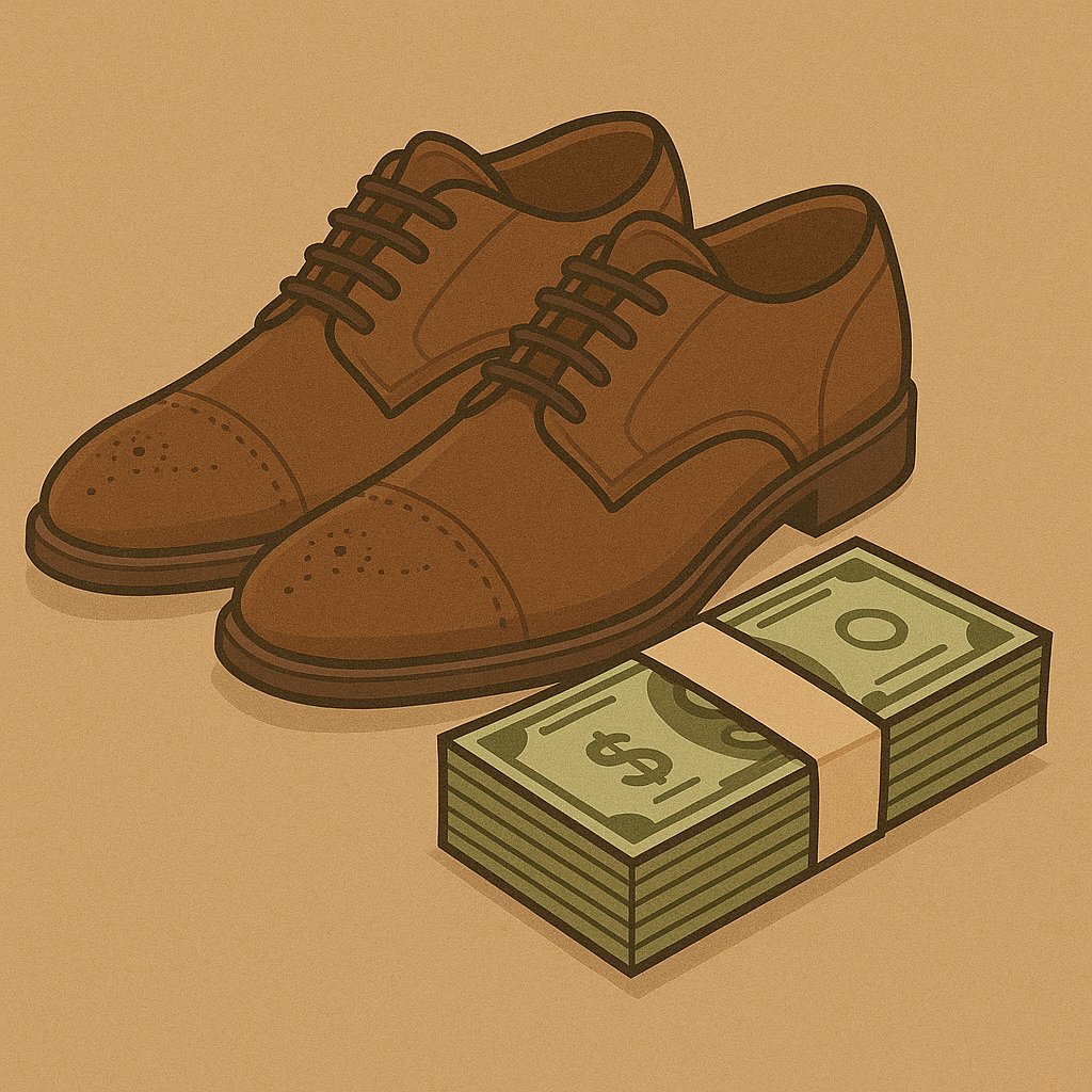 THOSE SHOES COST HOW MUCH??
(Turning into our parents)

When did you think or say something, and immediately were freaked out because it was something one of your parents said?

What about complaining about the cost of a pair of shoes?  Fancy shoes? 

Let's not even touch