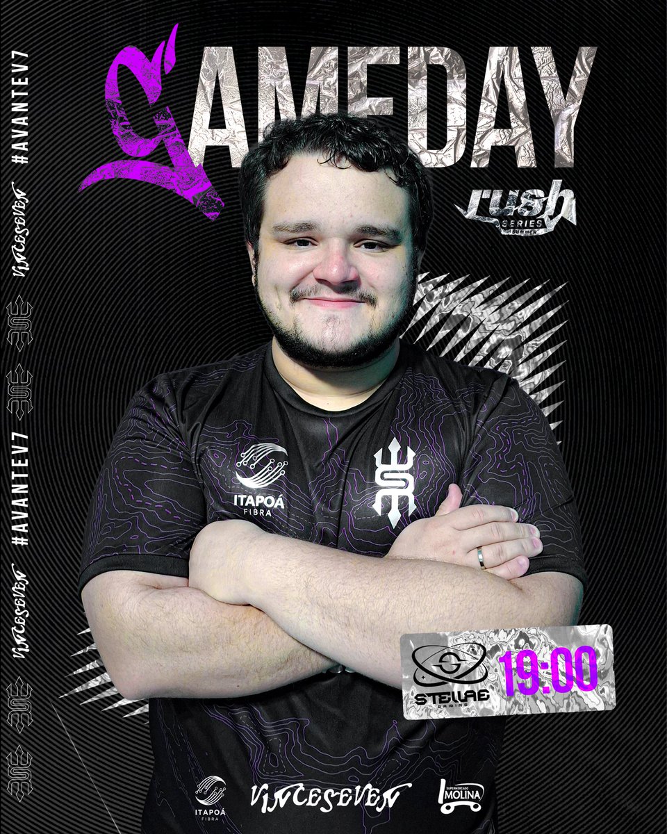 Mais um jogo valendo a VIDA! Desta vez, pela lower da rush series, com o objetivo de conquistar a vaga na grande final 🔥

✨ “EL CLÁSICO” DO TIER 2 ✨

🆚 <a href="/StellaeGaming/">STELLAE UNIVERSE</a> 
⏰ 19h
🔗 twitch.tv/retalha

Pra cima e #AVANTEV7 🔱