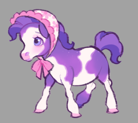 i drew a few of my ponies as babies