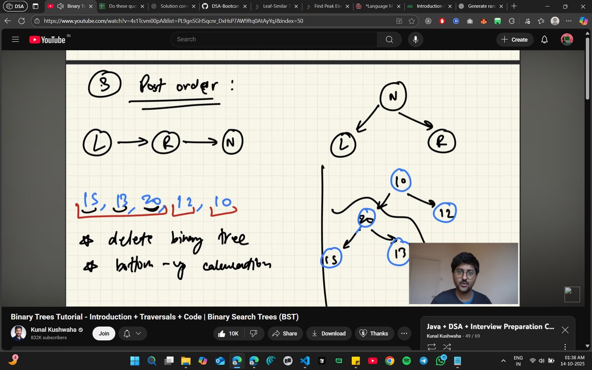 anand_jaiswal__'s tweet image. Great lecture of DSA in java with @kunalstwt #dsawithkunal. Thankyou for it.