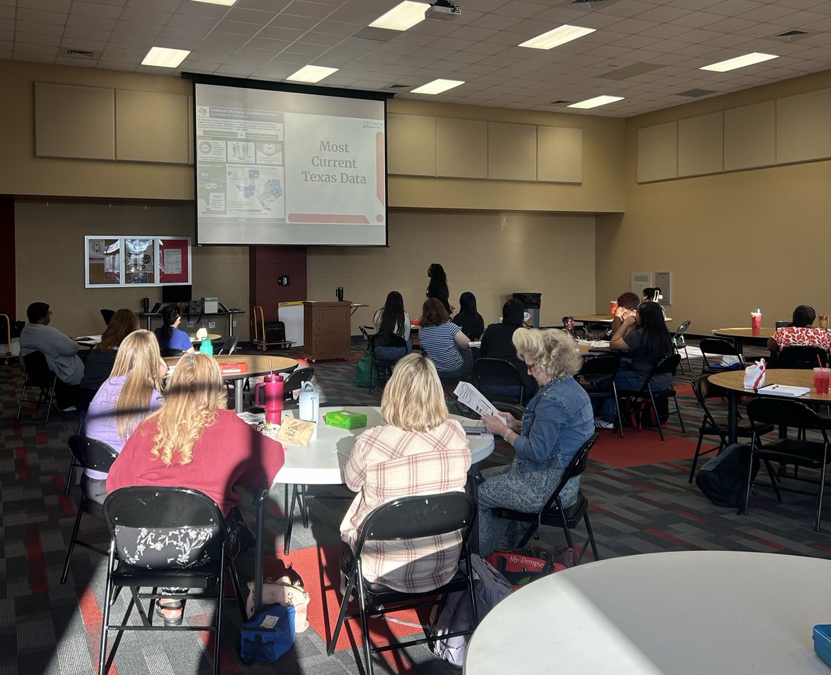 CISD_ML's tweet image. Thank you, Ms. Da Sant-Ryan and Ms. Marquez from @R4Multilingual, for an engaging and inspiring day of learning as our teachers prepare for their ESL Supplemental certification!