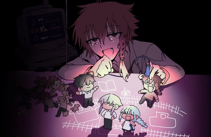 hourlyfuyu's tweet image. with maeno, tsugino and natsu