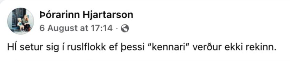 Rosalegt hvað hægrið er farið að hegða sér alveg eins og libbarnir. Reka fólk úr háskólanum fyrir að hafa aðrar skoðanir. "Cancel culture" er greinilega bara í fína lagi ef það beinist ekki gegn þeim sjálfum.