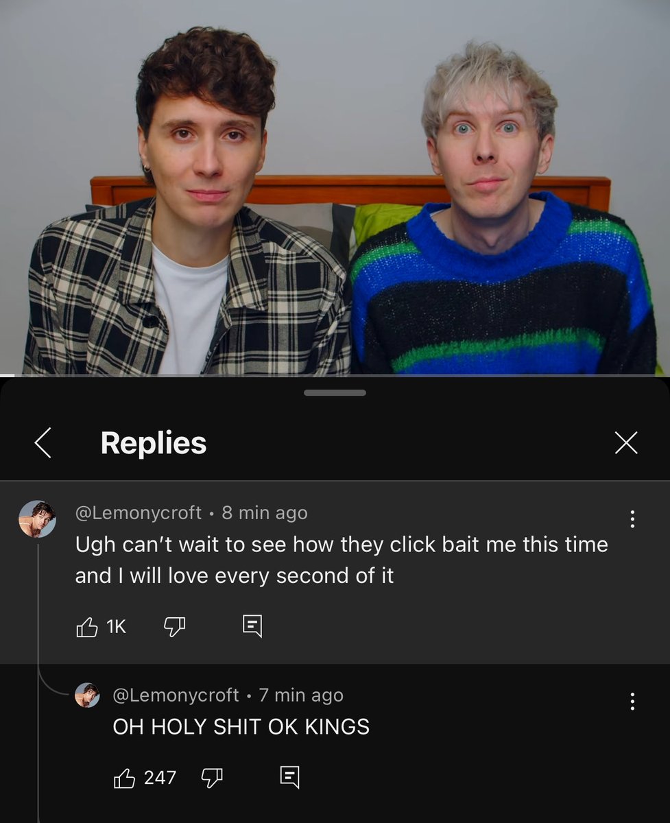 HorrorHijabi's tweet photo. watching the new Dan and Phil upload https://t.co/hb7pywuSQ9