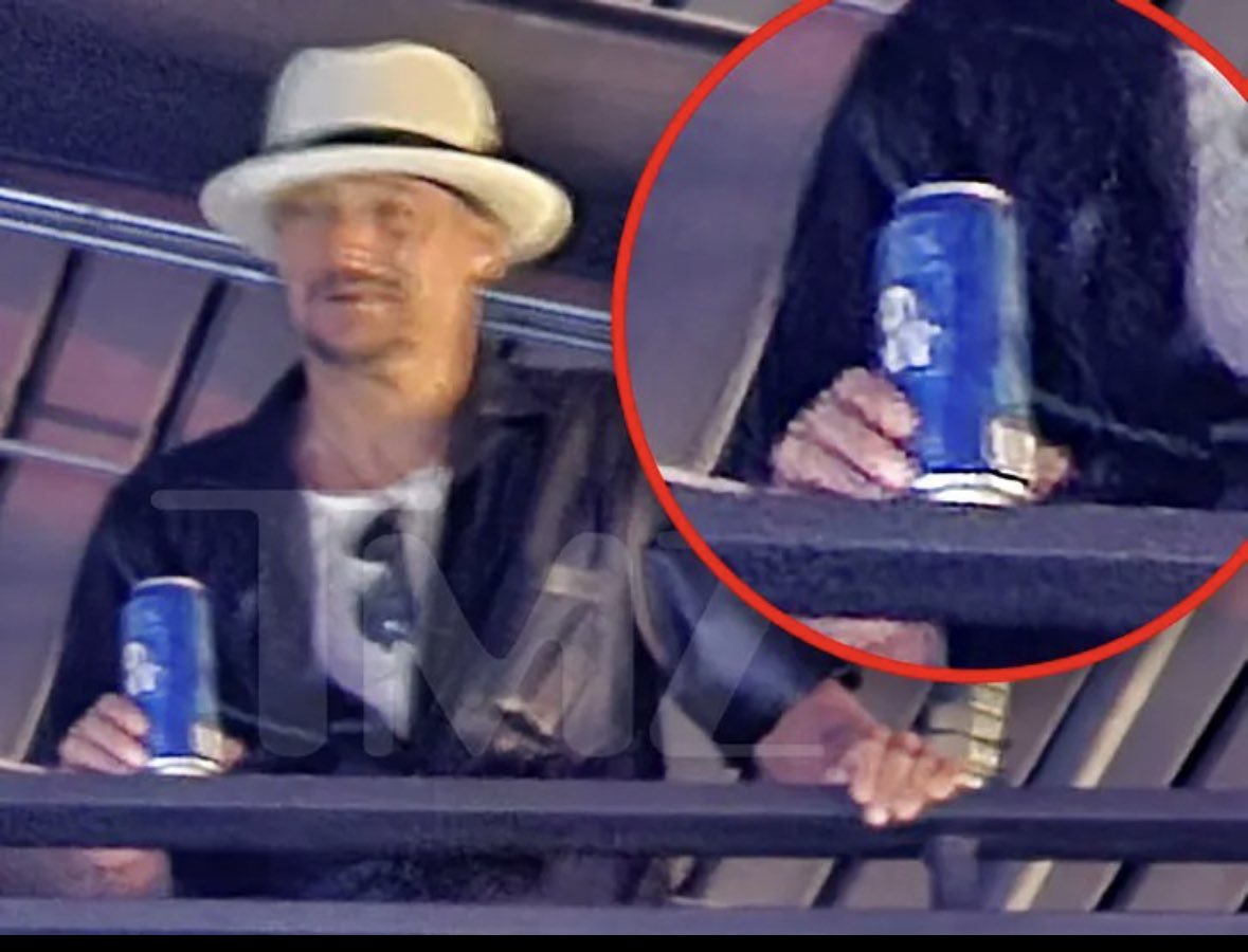 My favorite part about Turning Point USA (allegedly) wanting to choose Kid Rock as a lead performer, is he drinks Bud Lught