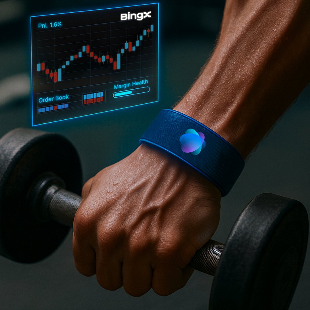 BingXOfficial's tweet image. Trading is just mental weightlifting.