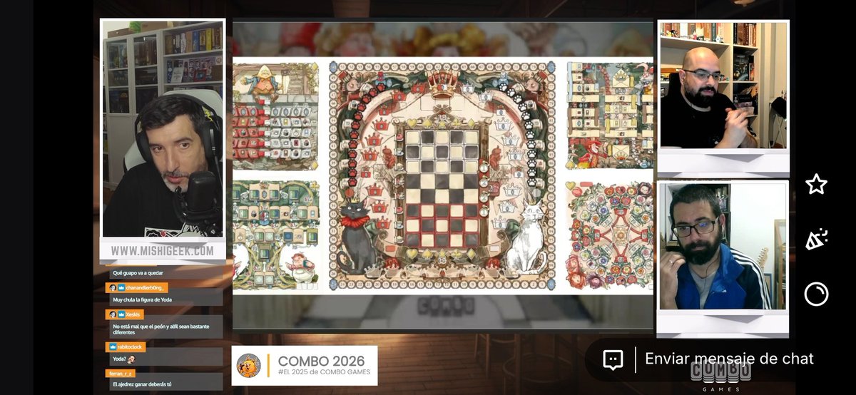 Bueno gente... que es 
lunes pero te lo voy a mejorar en 3, 2, 1!
En el canal de <a href="/MishiGeek/">Mishi Geek 🛫​ Essen SPIEL</a>, nuestros queridos <a href="/ComboGamesES/">Combo Games</a> han lanzado esta bombita para el año 2026 y ya lo tienes en #GameFound gamefound.com/en/projects/co…

♟️👑