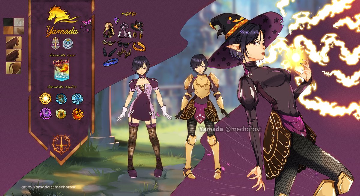 {🍃앨리샤 OC}

Finally! I made a ref of my Alicia Online character, Yamada. 😩💜

I have been playing this game since 2011... at this point, it’s basically a part of me. 🥲

#앨리샤 #AO