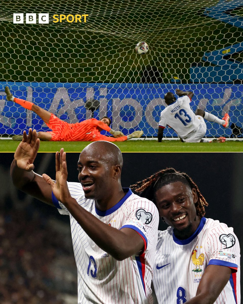 ✅ First France start
✅ First France goal

Jean-Philippe Mateta 👏👏👏