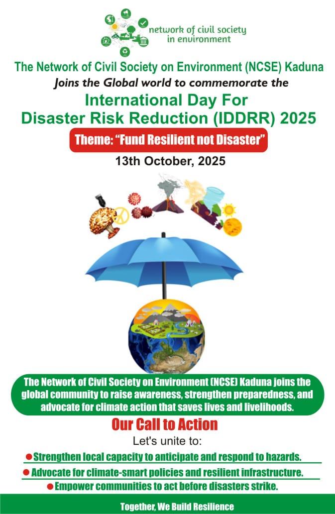 INTERNATIONAL DAY FOR DISASTER RISK REDUCTION (IDDRR)
