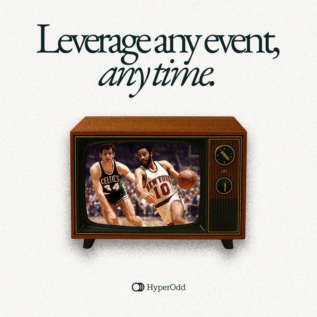 HyperOddX's tweet image. Leverage any event, any time. Only on HyperOdd.