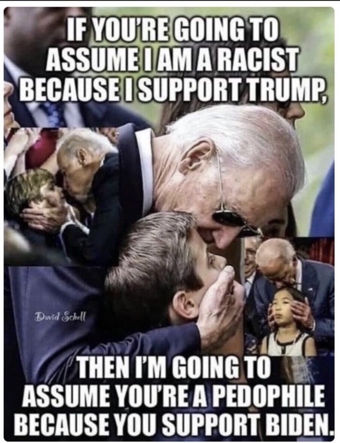 <a href="/ChrisDJackson/">Chris D. Jackson</a> <a href="/JoeBiden/">Joe Biden</a> <a href="/BrandiKruse/">Brandi Kruse</a> - see what I told you?....He is fixated with pedophiles.
Right <a href="/ChrisDJackson/">Chris D. Jackson</a>
