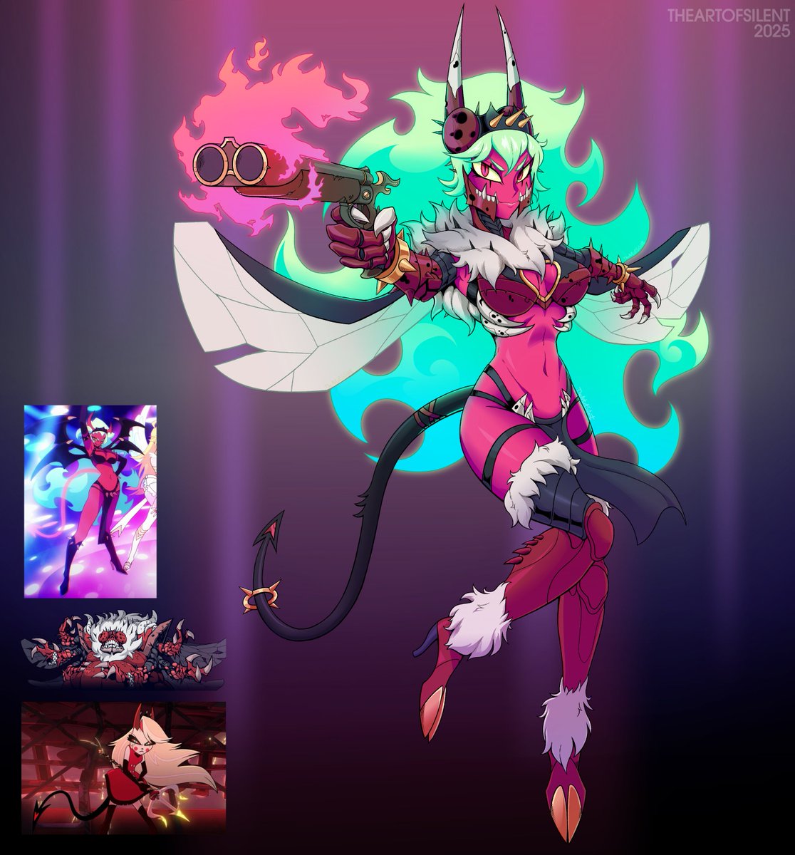 Demon Hexafusion Bonus
#HazbinHotel 
#Helltaker 
#PantyAndStocking