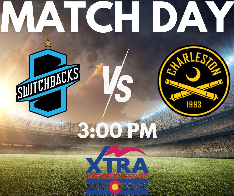 Let's try this again...

⚽ <a href="/SwitchbacksFC/">Switchbacks FC</a> and Charleston Battery is BACK ON! ⚽

🎙️Join <a href="/GingerlyTweets/">Ryan Kaufman</a> and <a href="/RolandVargish/">Roland Vargish</a> for this crucial late season contest at 3p!

Listen LIVE and for FREE:
📻1300 AM
💻xtrasports1300.com
📱XTRA Sports 1300 app