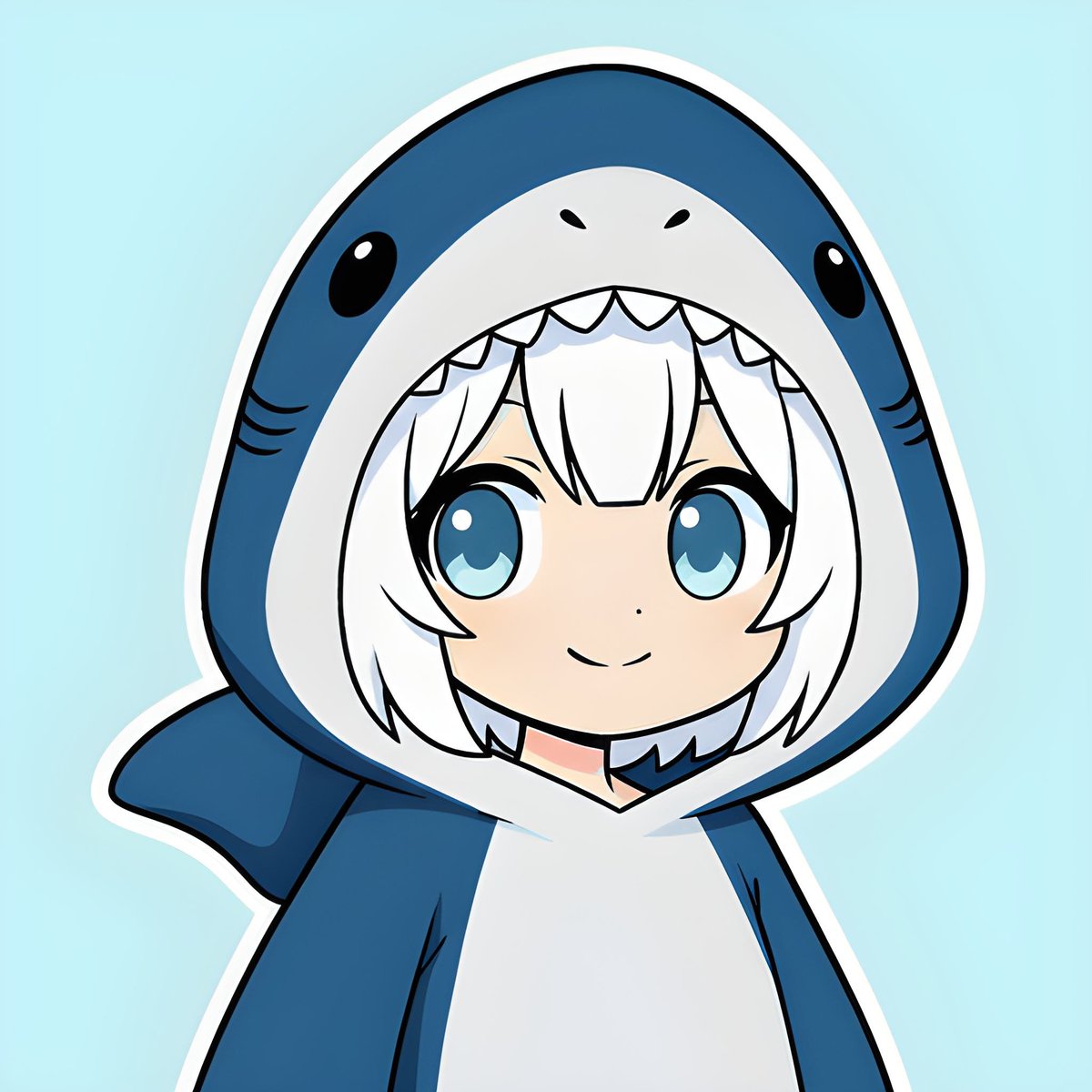 Revealed my Ika-chan PFP and look who showed up 🦈

Meet Same-chan! (鮫 = Shark in Japanese)

Baby <a href="/ikadotxyz/">Ika「🦑」</a> doo doo doo doo doo doo 🎵 / Same-chan doo doo doo doo 🎵

From squid market to shark squad 💙
Now time to stack those drizzlets 🦑