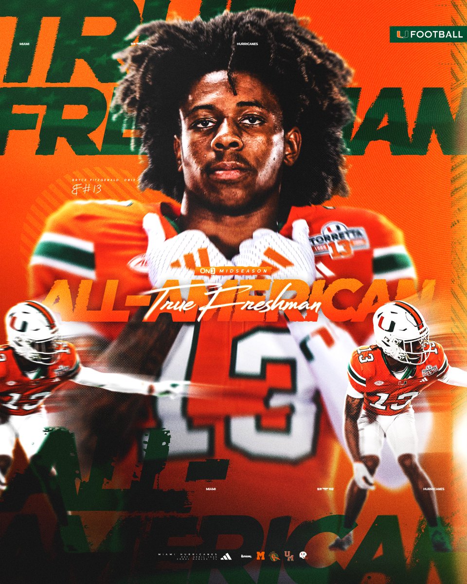 Hungry for more.

<a href="/BryceFitzgera1/">Bryce Fitzgerald</a> has earned Midseason True Freshman All-America honors from <a href="/On3sports/">On3</a> 🙌