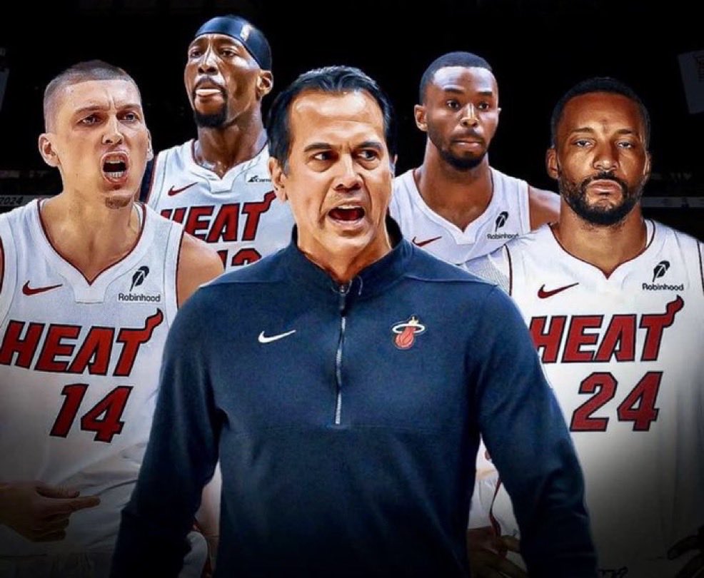WadexFlash's tweet photo. Tim Bontemps believes Miami could finish top 4 in East:

“I think the HEAT are better this year than they were last year. Tyler Herro is going to be out for a little while…but I would bet on them to be better…I think they’ve got a chance to be in the mix to finish in the top 4 in the East.”

Need to avoid the play-in at all costs.