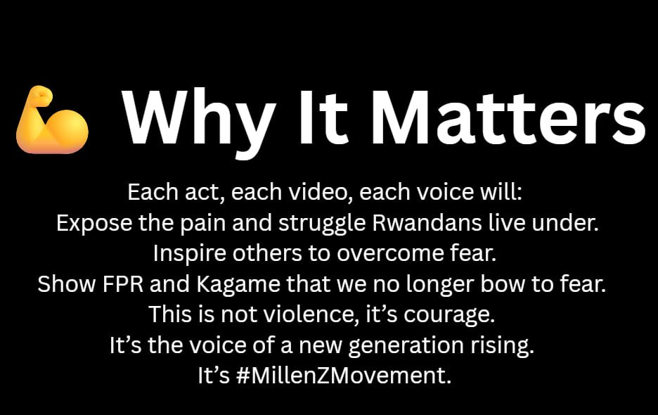 #Rwandan youth we deserve better.😒
let's start #MillenZMovement (Millennials and Gen Z)to shed fear,speak truth, and demand dignity. 

Gen-Z movements in Kenya, Madagascar, Nepal proved change is possible. Let's wake up #TeamIneza,get ready for our first action ASAP, more info👇
