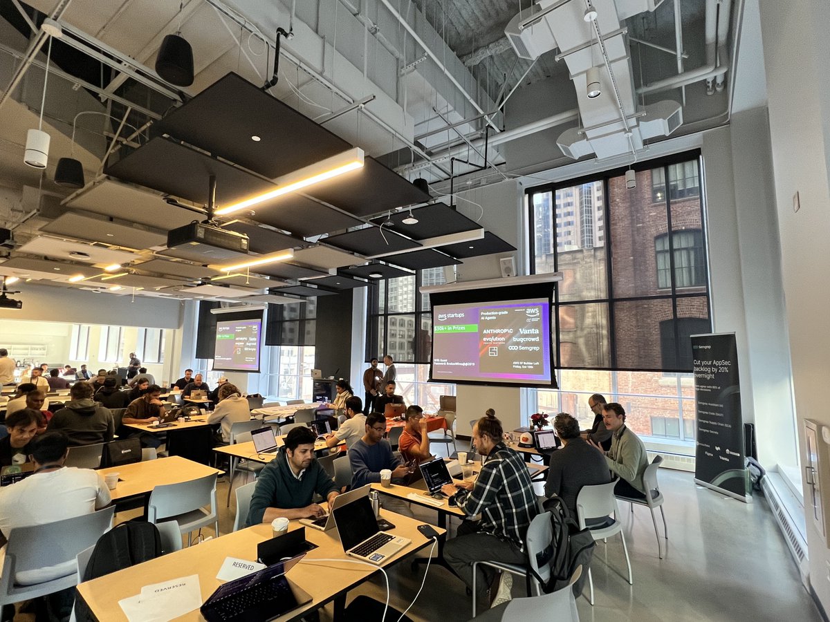 semgrep's tweet image. 🚀 What an incredible day at the @awscloud AI Agents Hackathon!
The Semgrep team had a fantastic time seeing all the creativity, collaboration, and innovation in action. Huge thanks to everyone who stopped by, chatted with us, and shared what they were building!
👏 We’re proud…